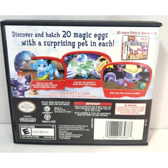 CASE ONLY Petz Fantasy Moonlight Magic Nintendo DS No Manual No Game - Picture 2 of 6